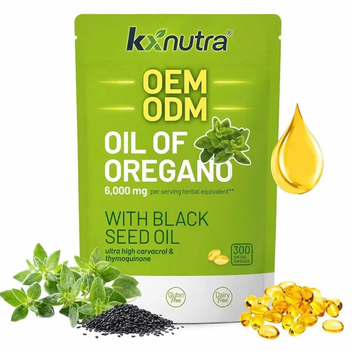 2 in 1 Oil Of Oregano Black Seed Oil Softgels