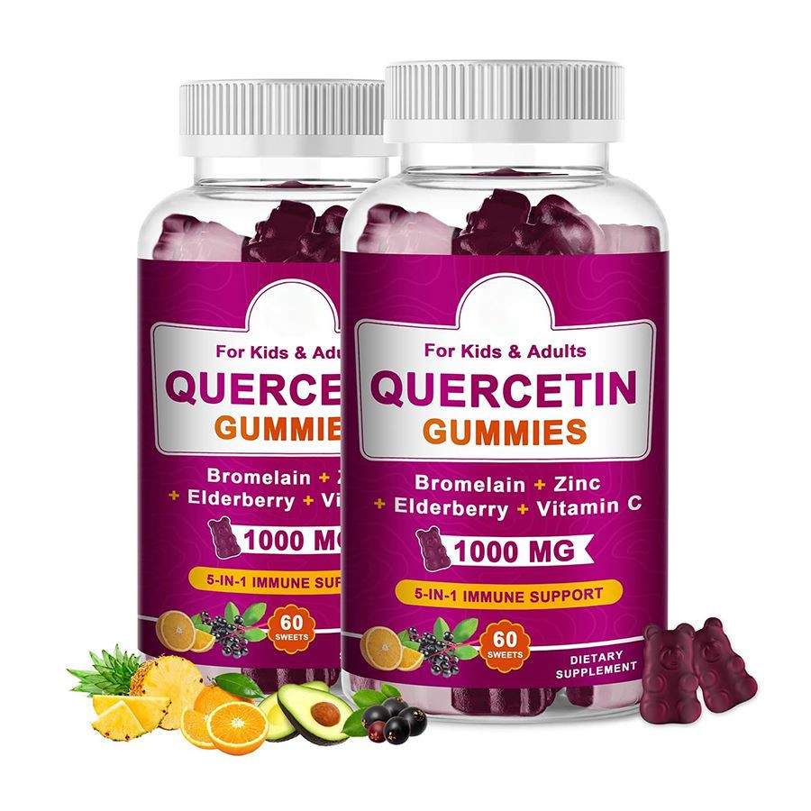 Quercetin Gummies 5 in 1 LeMune Support Cews للأطفال البالغين