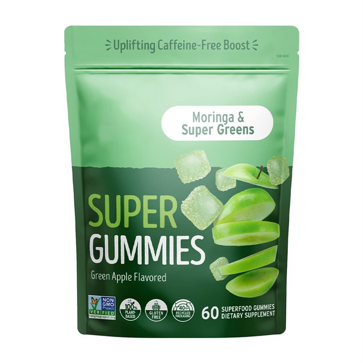 Supergummimies الصب المعبأة بالمغذيات المعبأة بالمغذيات من أجل الحيوية اليومية