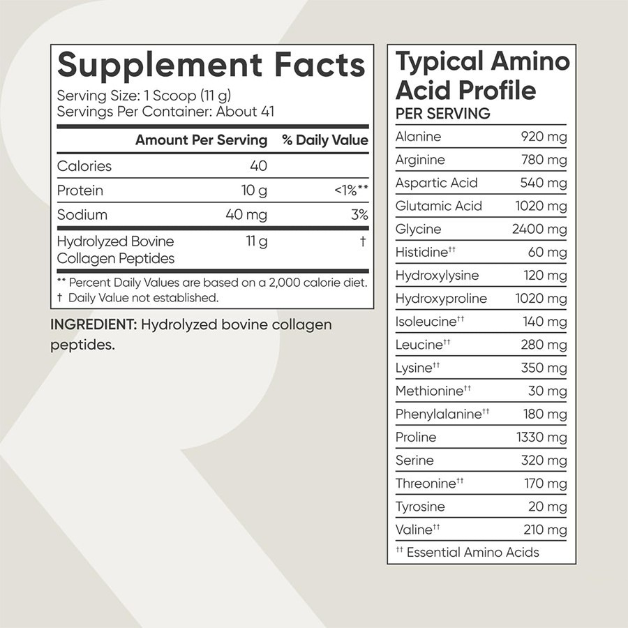 Unflavored Hydrolyzed Bovine Collagen Peptides high quality